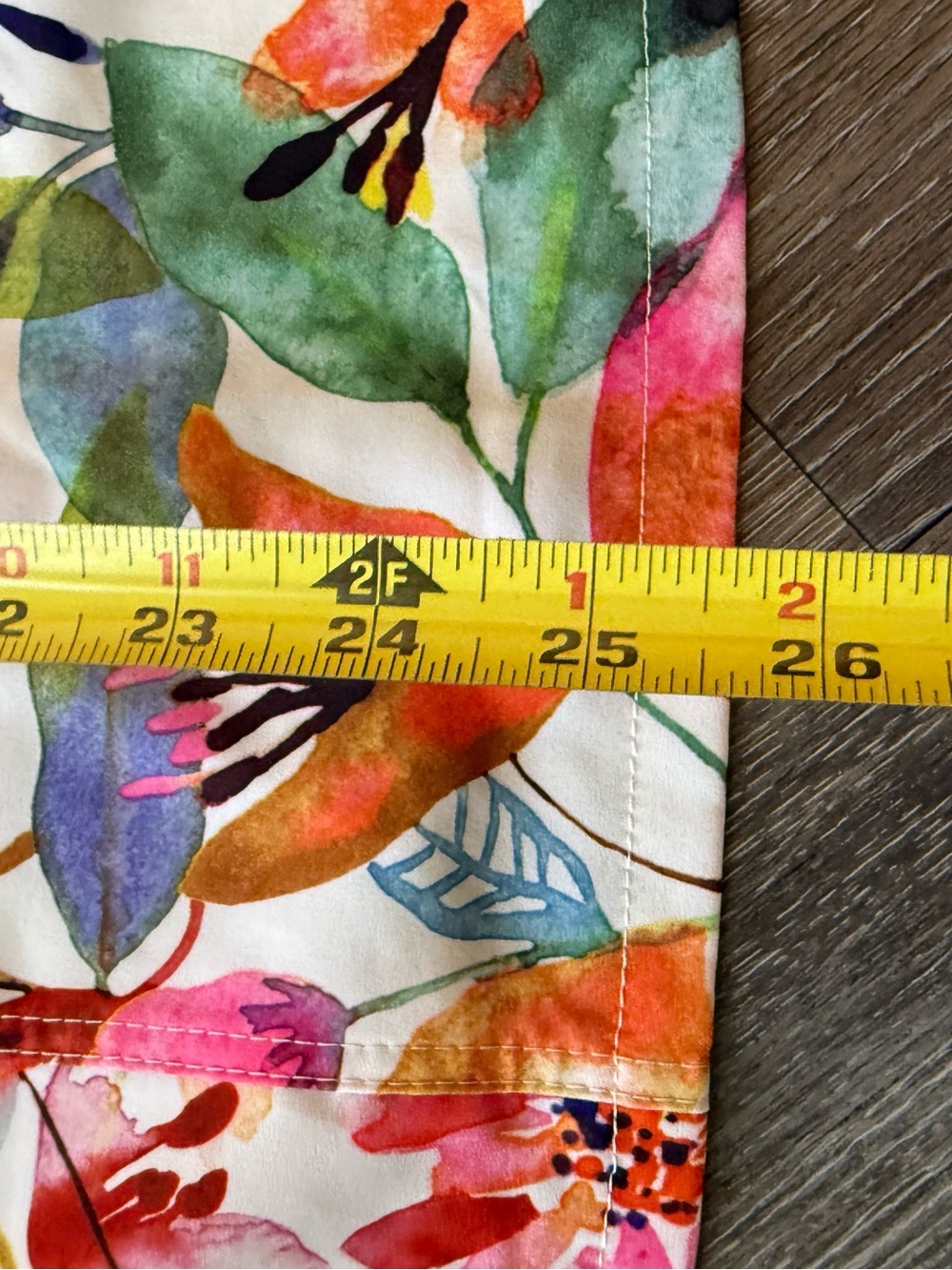 NEW RIP Skirt Hawaii Length 3 Wildflower Watercolor Pockets Quick Dry MEDIUM - Picture 8 of 14